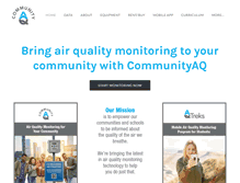 Tablet Screenshot of citizenair.org